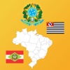 Brazil State Maps, Flags, Info eastern brazil state 
