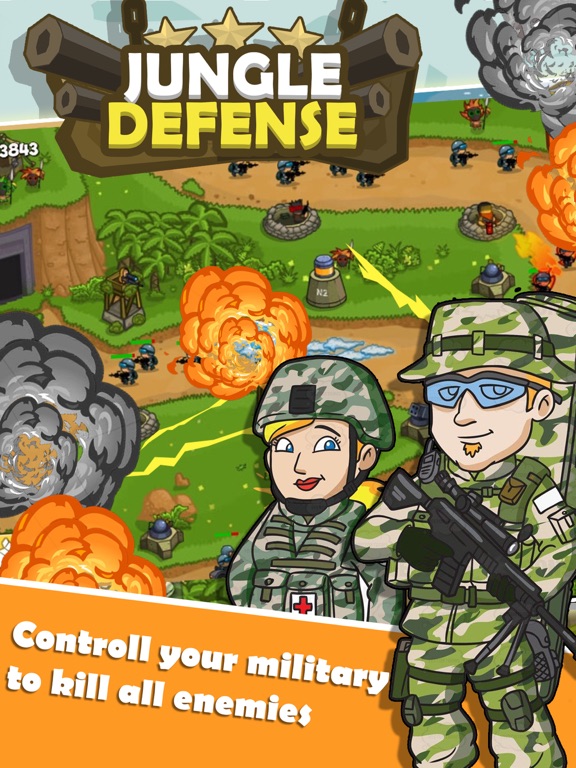 Jungle defense Pro - Legend Battle на iPad