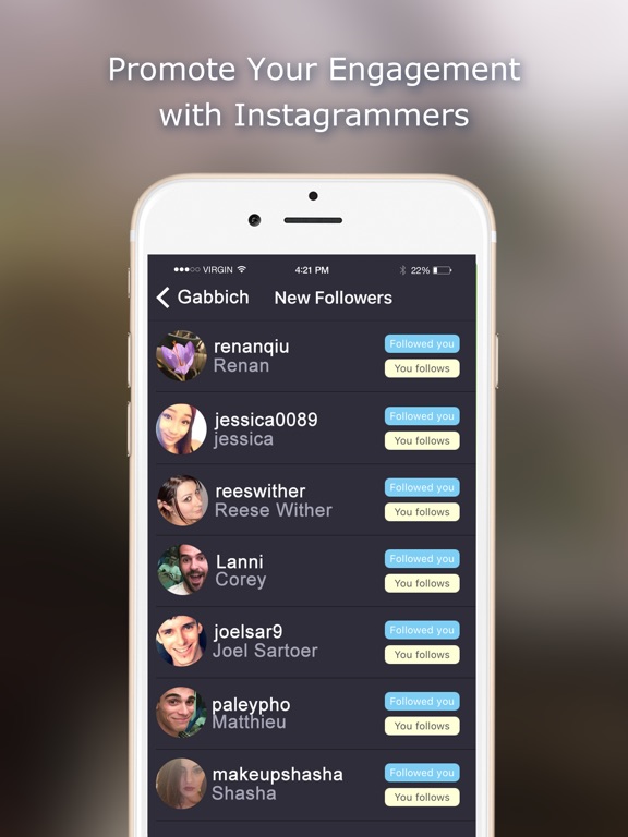Screenshots of Likes & Followers Tracker Tool - Unfollow Cleaner for iPad