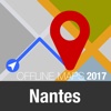 Nantes Offline Map and Travel Trip Guide nantes france map 