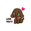 Miss Muddy Puppy Animated贴纸,设计:Beardownize