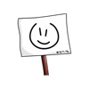 Emoticon - Signboard stickers by Poedil emoticon sticker translator