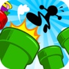 Stickman Bouncing family tubes