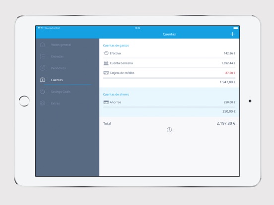 Captura de pantalla del iPad 4