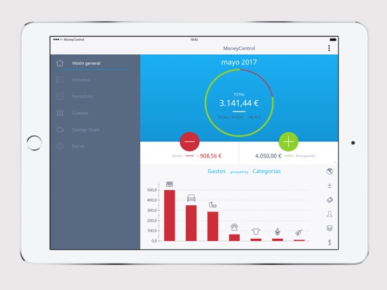 Captura de pantalla del iPad 1