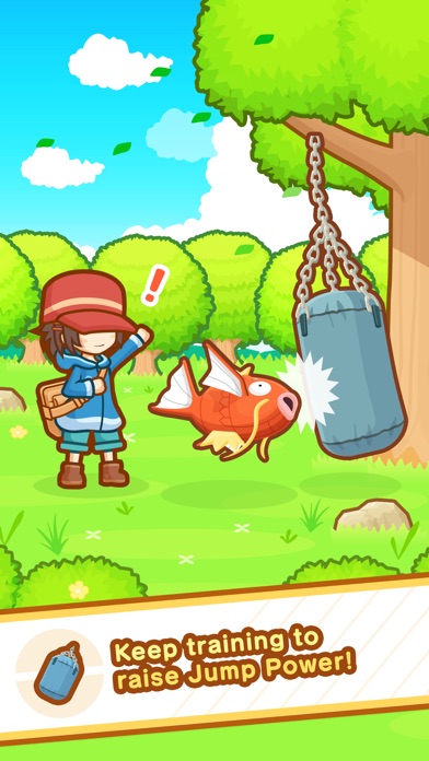 Screenshots of Pokémon: Magikarp Jump for iPhone