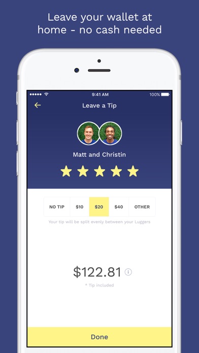 lugg app tipping lugg app tipping