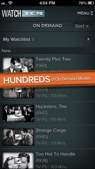 Screenshots of WATCH TCM for iPhone