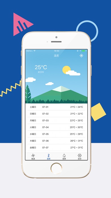 やふー天気 - 無料の天気予報アプリ screenshot1