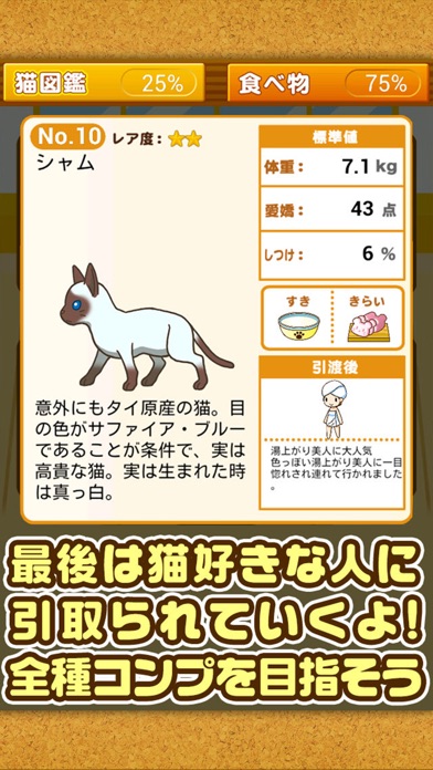ねこカフェ~猫を育てる楽しい育成ゲーム~のスクリーンショット5 ねこカフェ~猫を育てる楽しい育成ゲーム~のスクリーンショット5