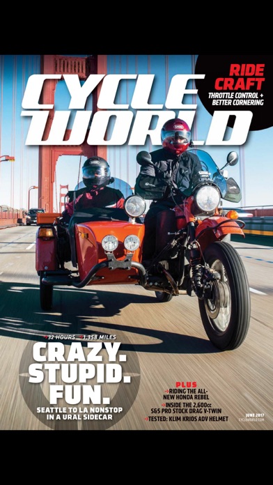 Cycle World (magazine) review screenshots