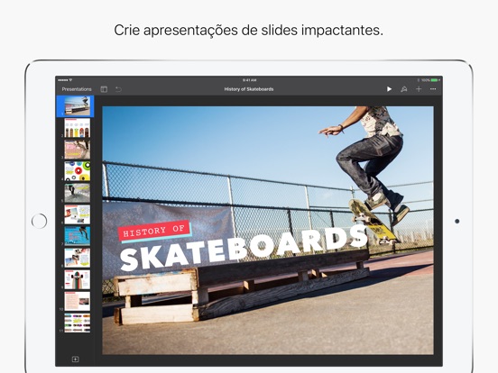 Captura de tela do iPad 1