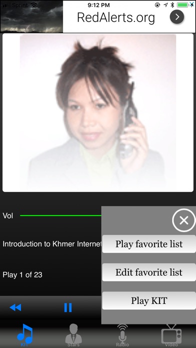 Khmer Internet Radio Screenshot on iOS