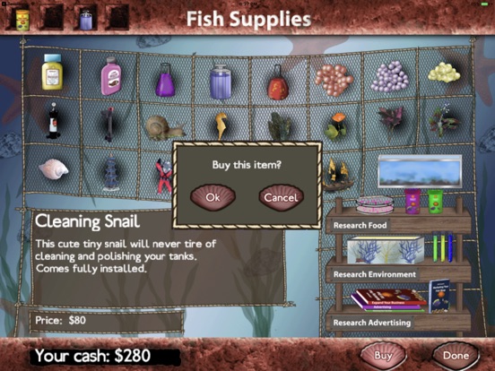 Screenshots of Fish Tycoon for iPad