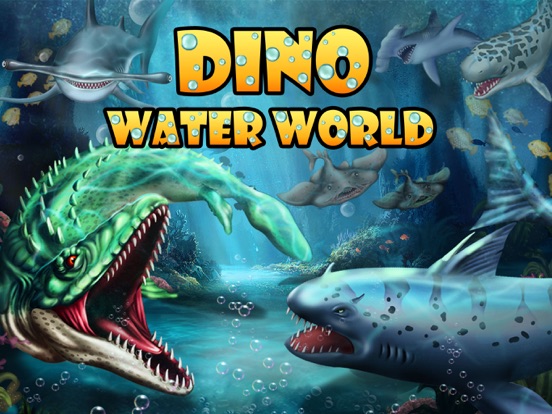 Dino Water World-Jurassic game на iPad
