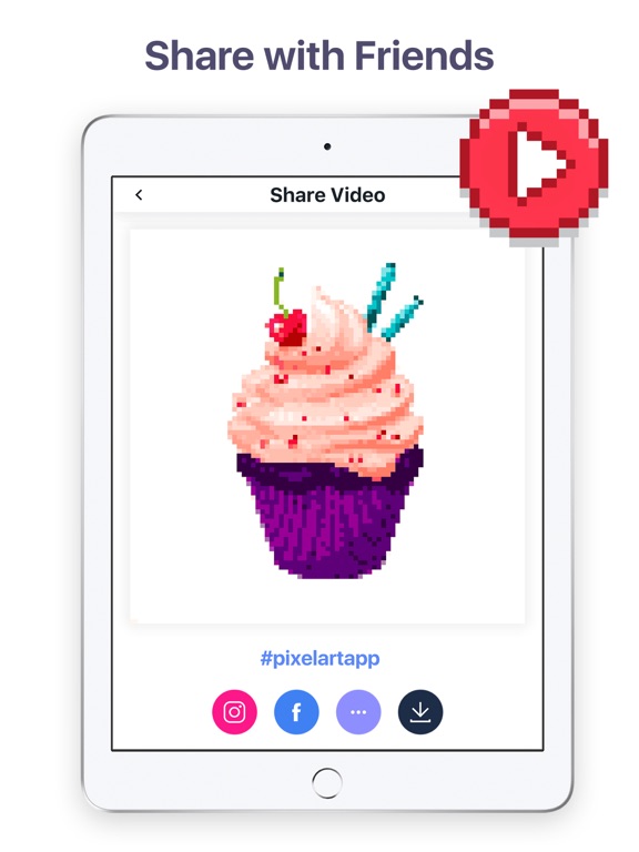 Screenshots of Pixel Art - Color by Number for iPad
