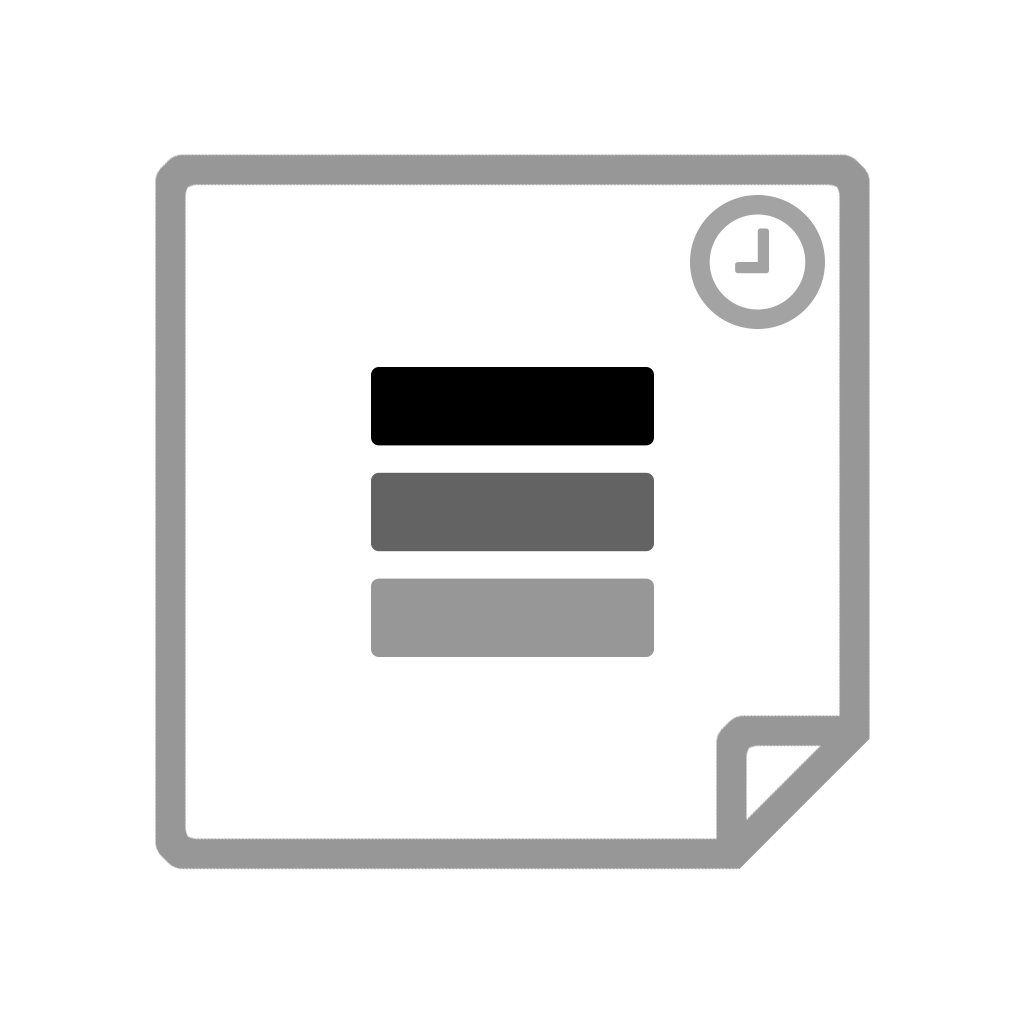 MemoLog - Trackable Memo App Icon
