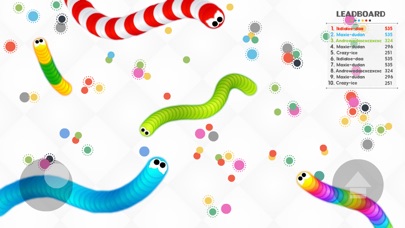 Screenshots of Rolling Snake.io - Worm IO Multiplayer Online Slither War Game - Free Agar Skins Version for iPhone