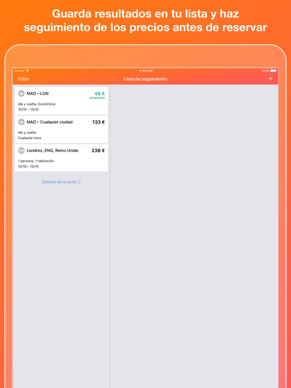 Captura de pantalla del iPad 5