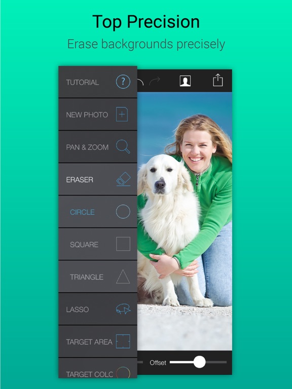 Screenshots of Background Eraser Remover - Superimpose Transparent Photo Editor App for iPad