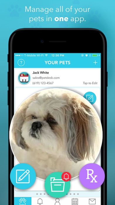 Screenshots of PetDesk for iPhone