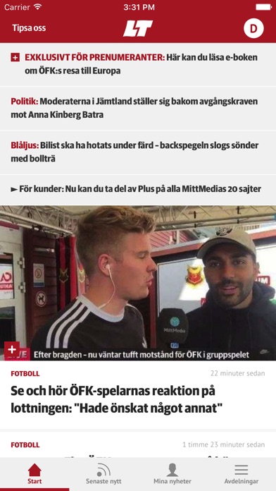 iPhone-skärmavbild 1