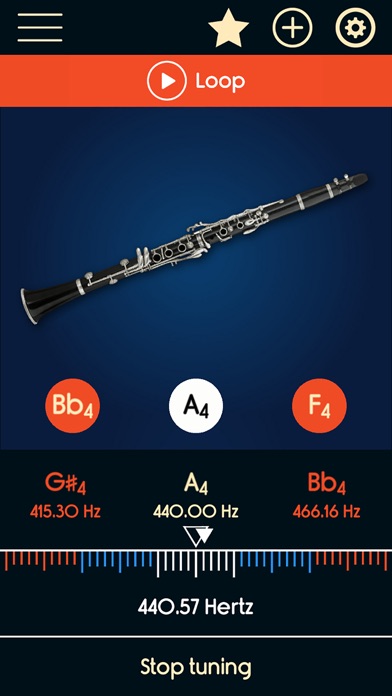 Clarinet Tuner screenshot1