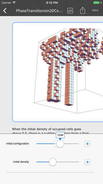 Wolfram Player Screenshot on iOS