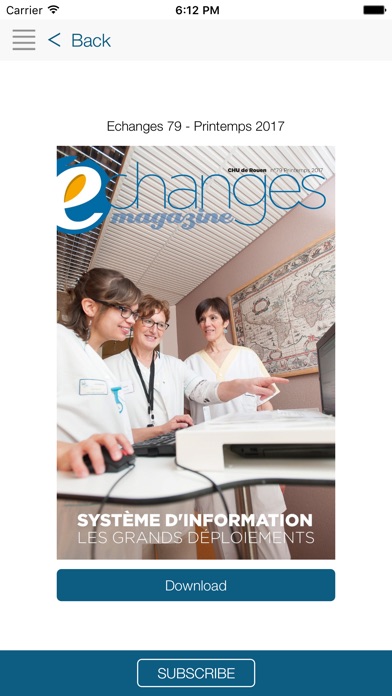Echanges magazine screenshot1