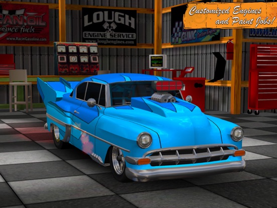 Screenshots of Door Slammers Drag Racing for iPad