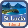 Saint Lucia Island Offline Map Explorer saint lucia map 