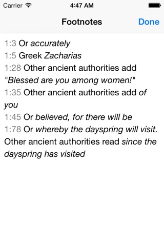VerseWise Bible RSV screenshot
