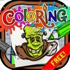 Painting Zombies Cartoon Pictures Brushes Learning cartoon pictures 
