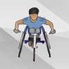Sports en Fauteuil Roulant Autocollants