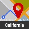 California Offline Map and Travel Trip Guide california map 