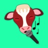 Red White Cow Emoji Stickers