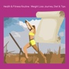 Health and fitness routine weight loss journey di weight