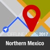Northern Mexico Offline Map and Travel Trip Guide map of northern mexico 