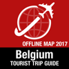 Offline Map Trip Guide - ベルギー アートワーク