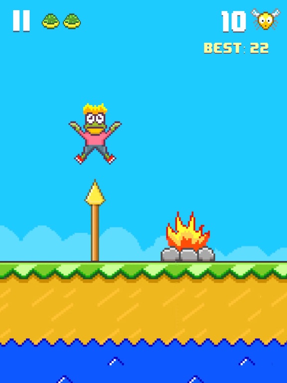 Screenshots of Hoppy Frog for iPad