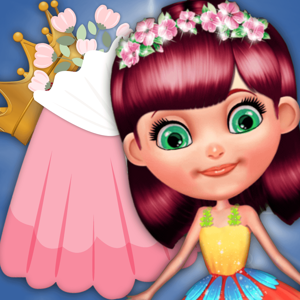 Royal Princesses DressUp & Cooking Game for Kids App Icon