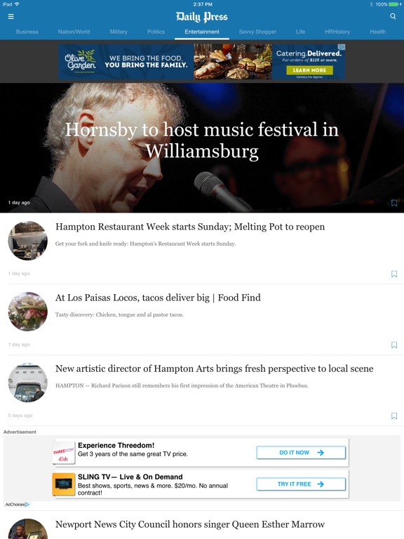 iPad Screenshot 1