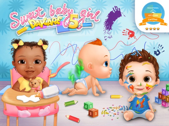 Sweet Baby Girl Daycare 5 - Newborn Nanny на iPad