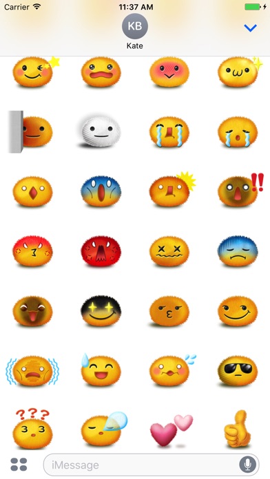 Emoji Proステッカーのスクリーンショット3 Emoji Proステッカーのスクリーンショット3