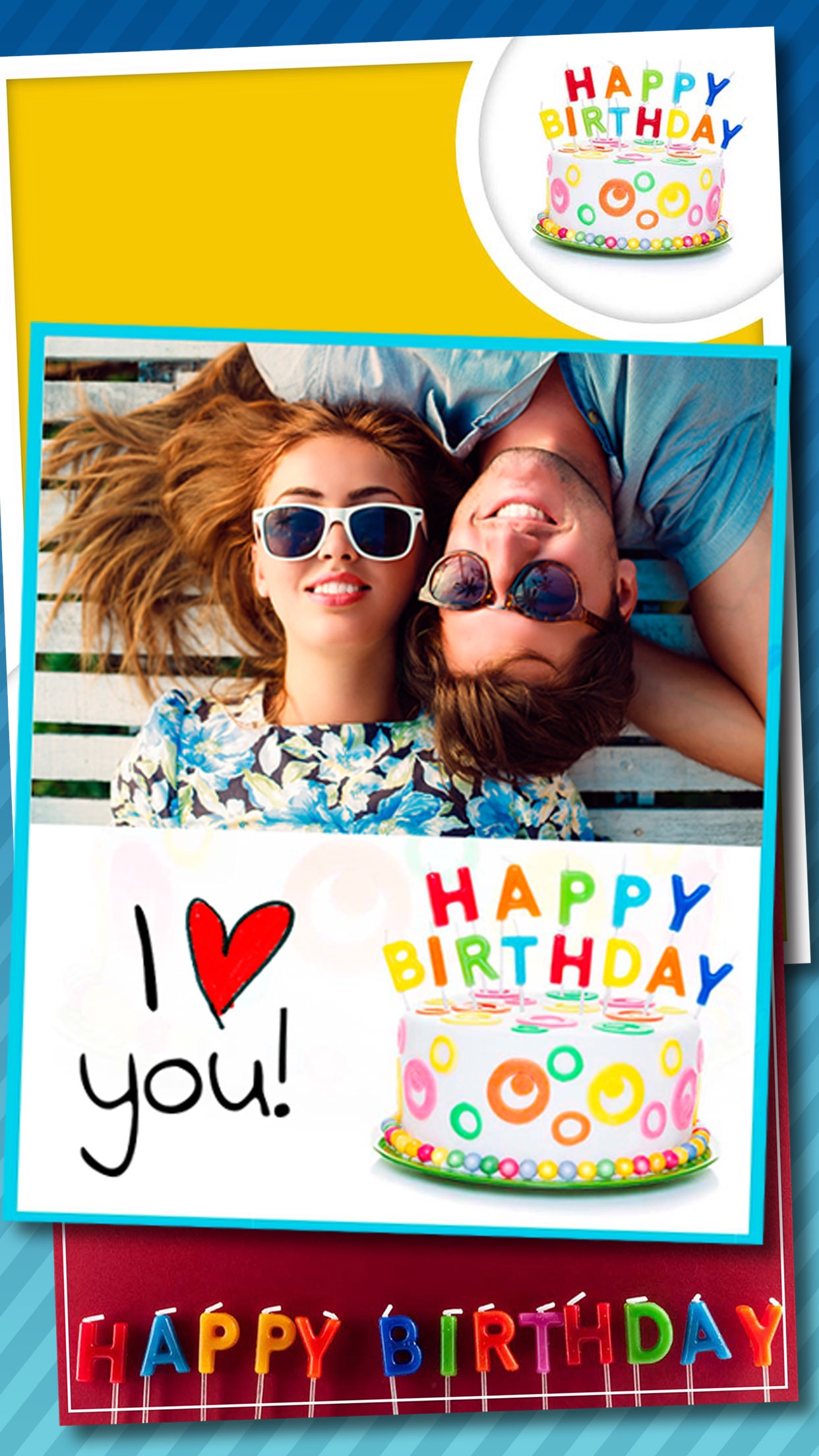 birthday greeting cards photo editor – pro