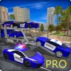 Police Car Transporter Truck Pro police games 