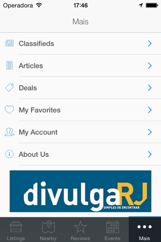 Screenshot of DivulgaRJ