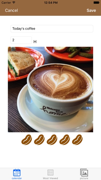 Cafe Diary - カフェでの勉強を楽しくする簡単日記アプリのおすすめ画像1