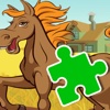 Horse Farm Cartoon Games Jigsaw Puzzle Version horse farm games 