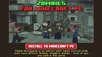 Zombie Addons Maps For Minecraft Pe Pocket Edition review screenshots